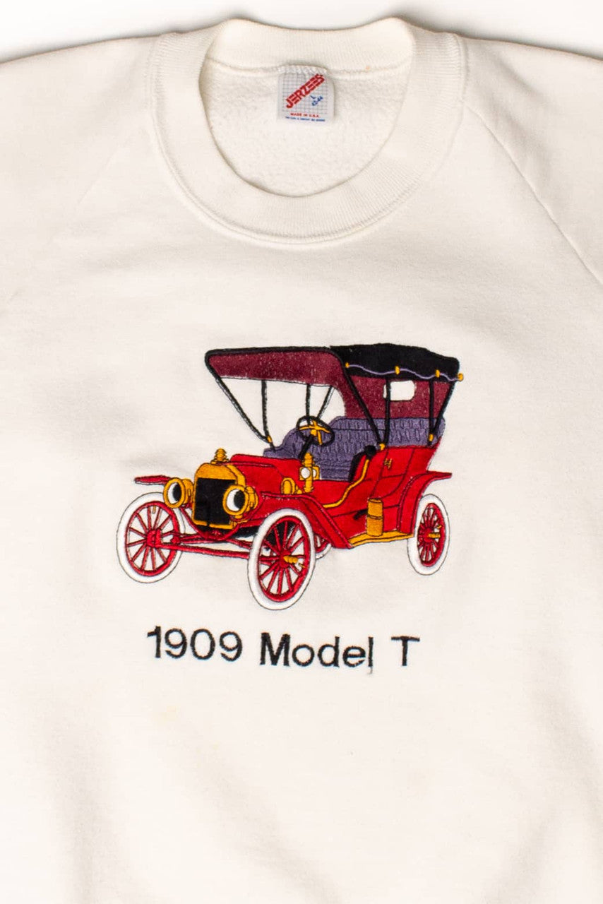 Vintage 1909 Model T Embroidered Sweatshirt
