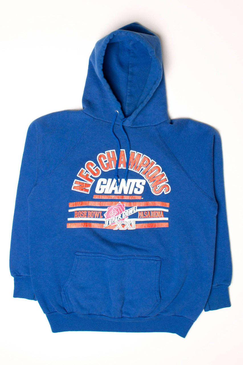 Vintage New York Giants Super Bowl XXI Hoodie (1987)