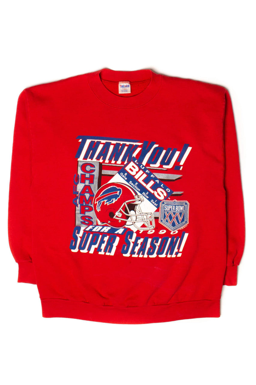 Vintage Buffalo Bills Super Bowl XXV Sweatshirt (1991)