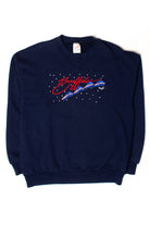 Vintage Buffalo Bills 4 Time Champs Embroidered Sweatshirt (1990s)