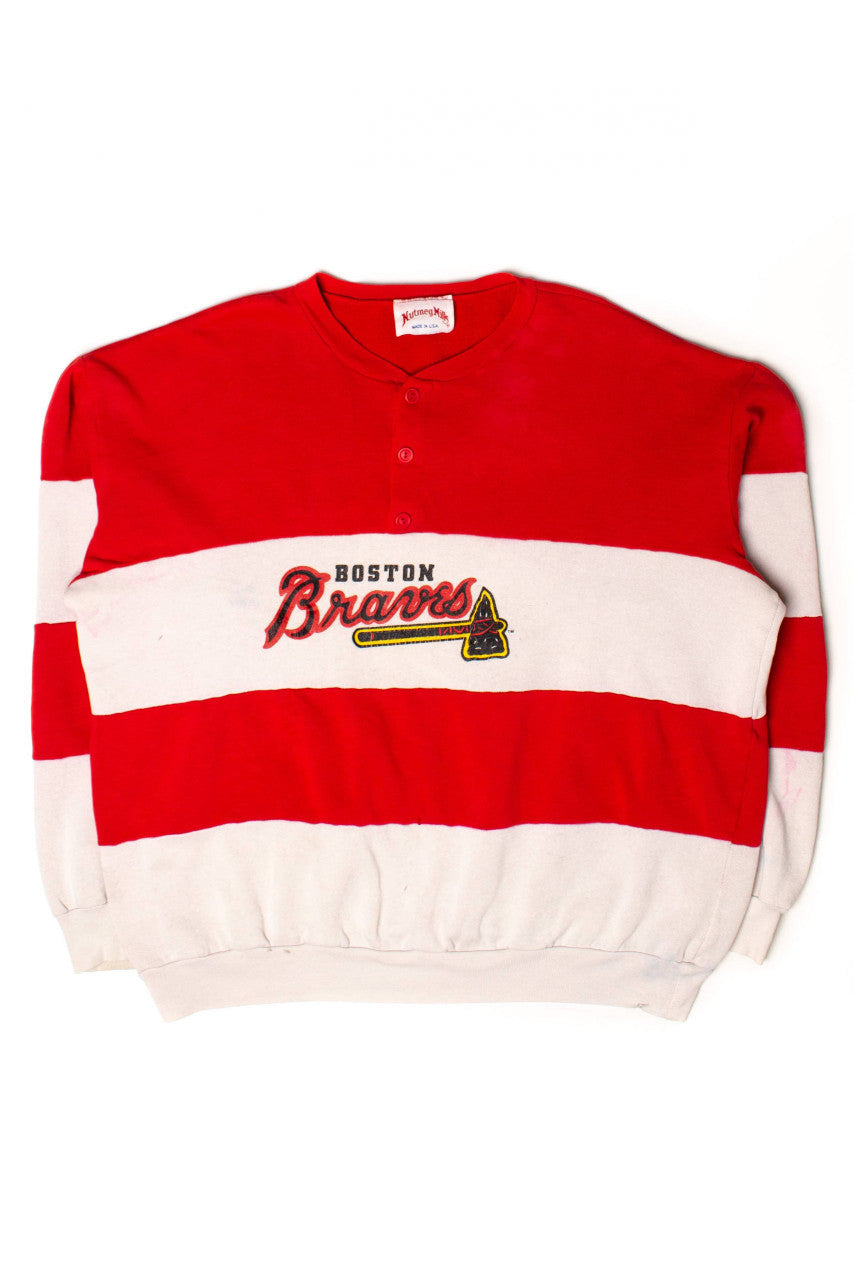Vintage Throwback Boston Braves Sweatshirt (1980s)