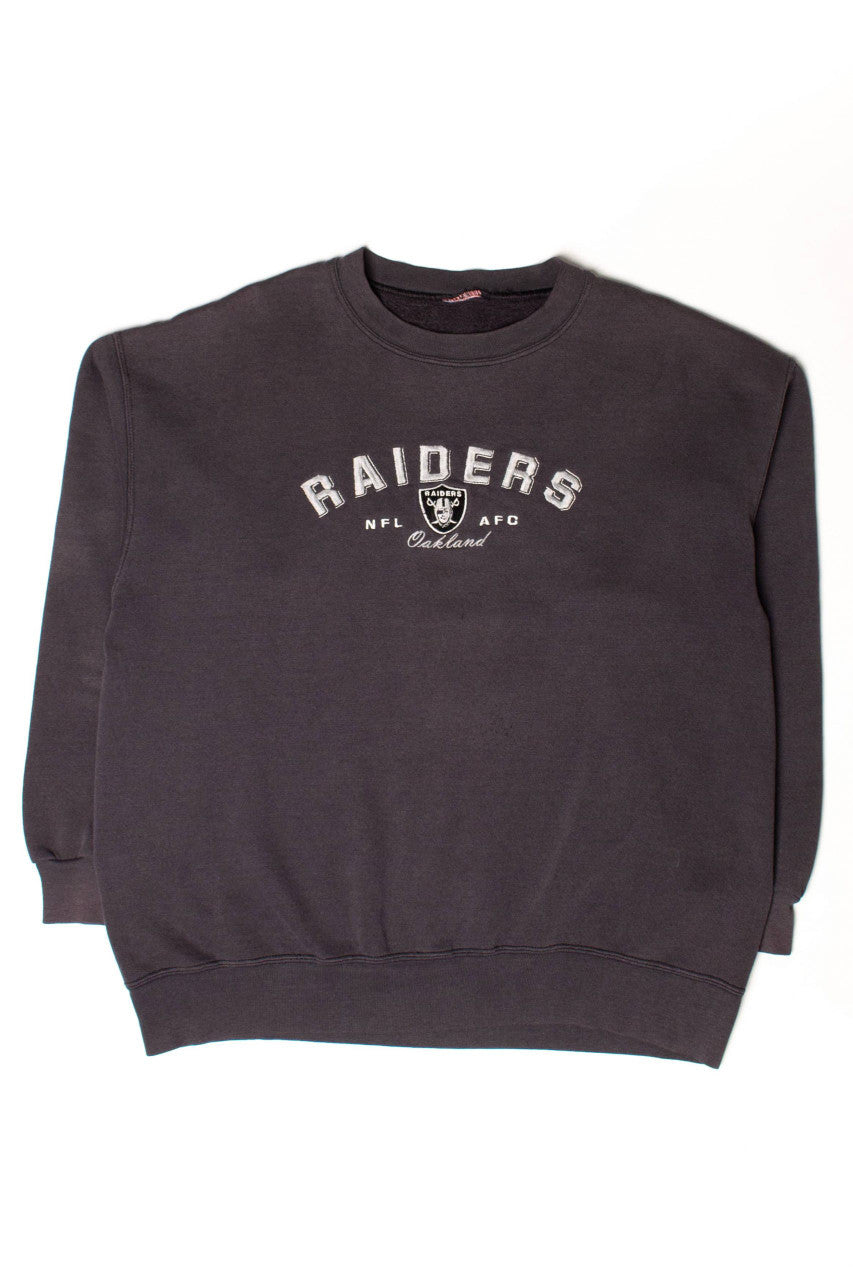 Vintage Oakland Raiders Embroidered Sweatshirt