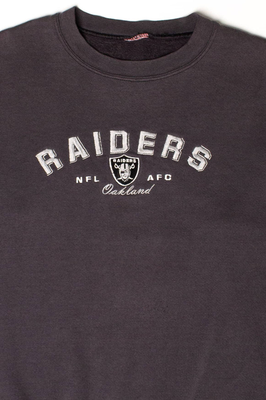 Vintage Oakland Raiders Embroidered Sweatshirt