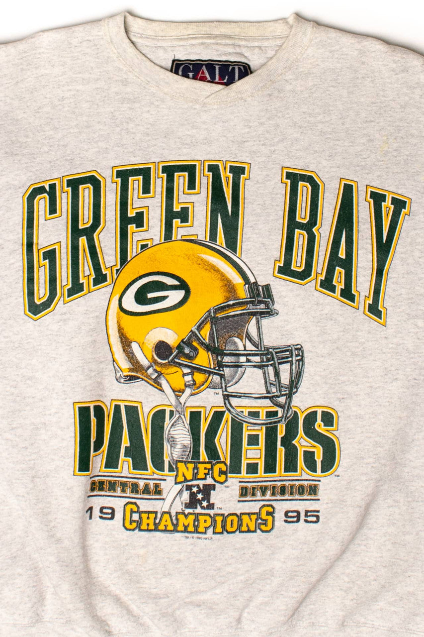 Vintage Green Bay Packers NFC Central Champions Sweatshirt (1995)