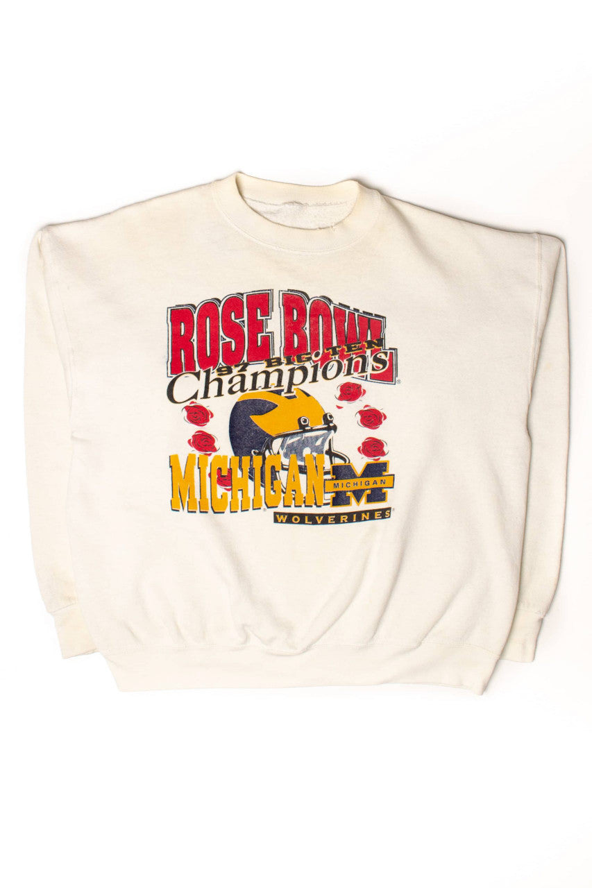 Vintage Michigan Wolverines Rose Bowl Champions Sweatshirt (1997)
