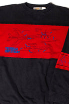 Vintage Technical Employment Fighter Jet Sweatshirt (1990s)