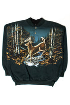 Vintage Deer In The Woods Sweatshirt (1990s)