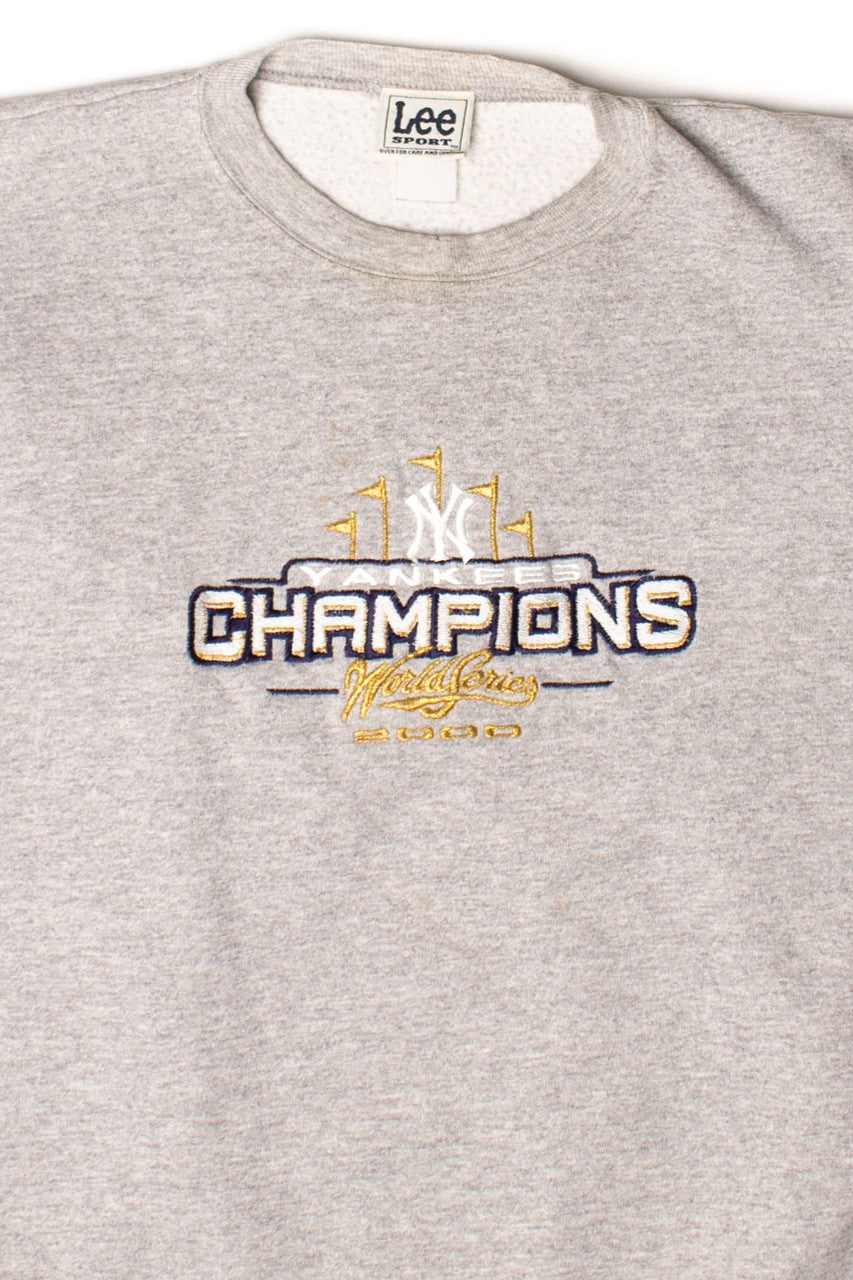 Vintage Yankees Y2K World Series Champions Sweatshirt (2000)