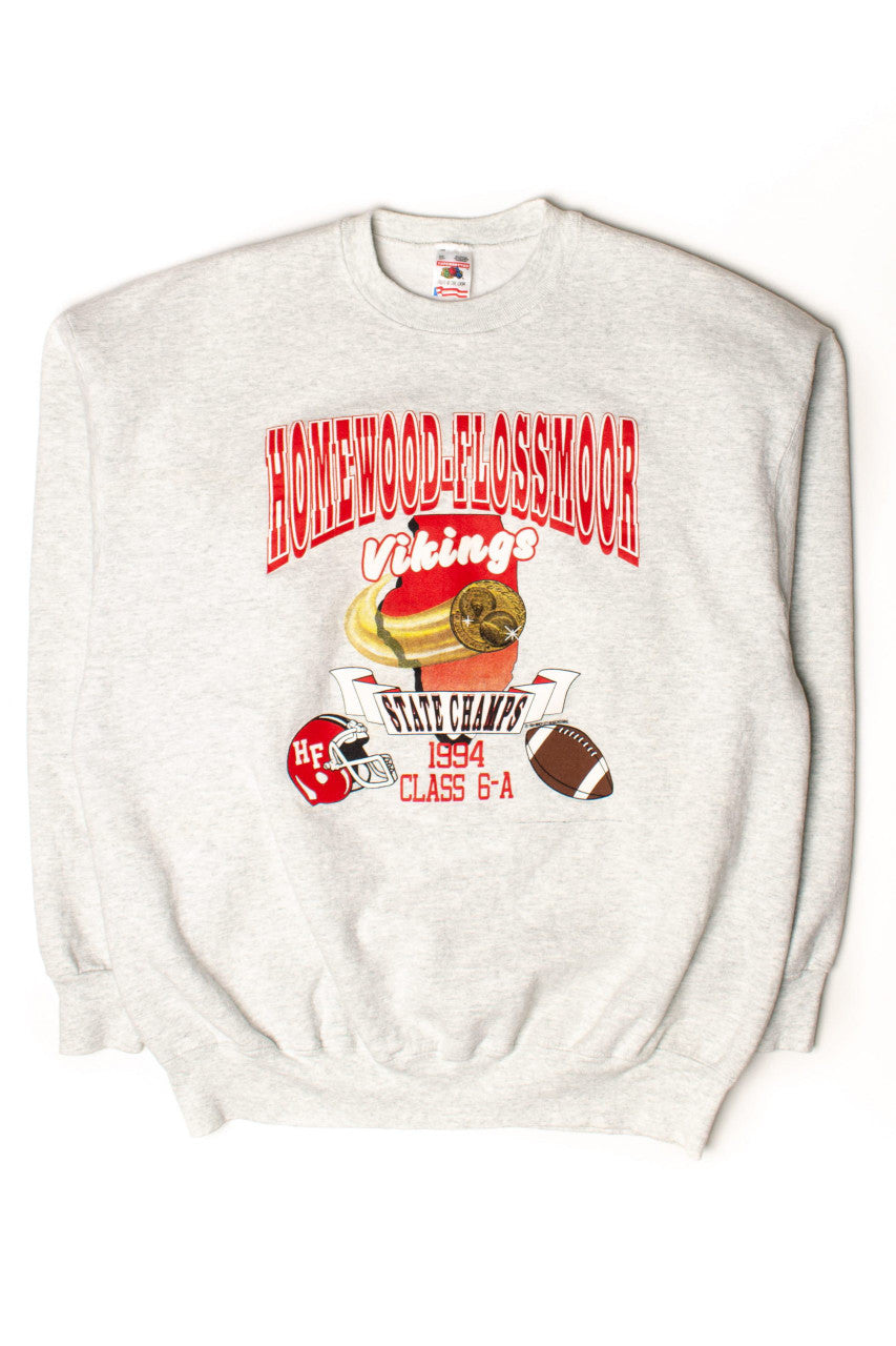 Vintage Homewood-Flossmoor State Football Champs Sweatshirt (1994)