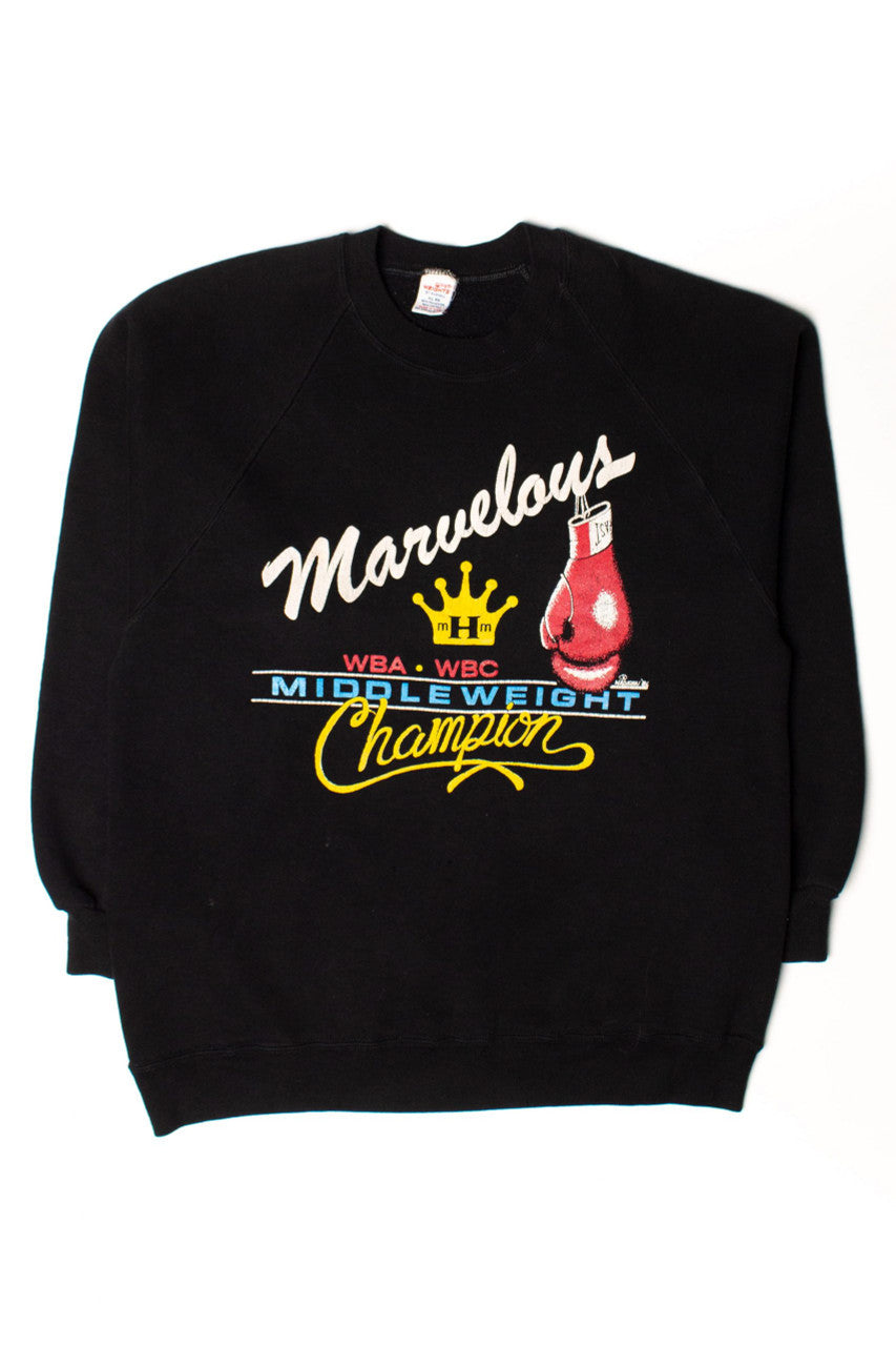 Marvelous Middleweight Boxing Champion Vintage Sweatshirt (1986)