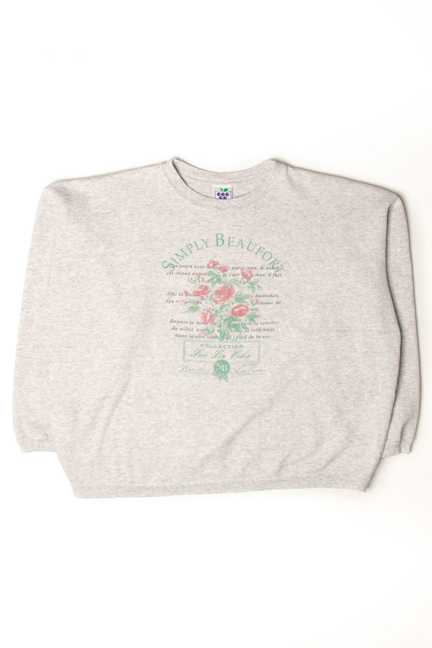 Simply Beaufort, NC Vintage Sweatshirt