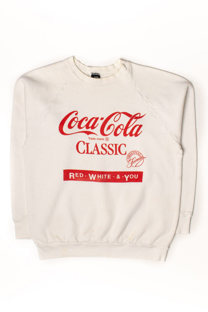 Vintage Coca-Cola Classic Sweatshirt (1980s)
