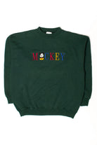Vintage Green Mickey Sweatshirt (1990s)