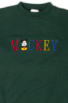 Vintage Green Mickey Sweatshirt (1990s)