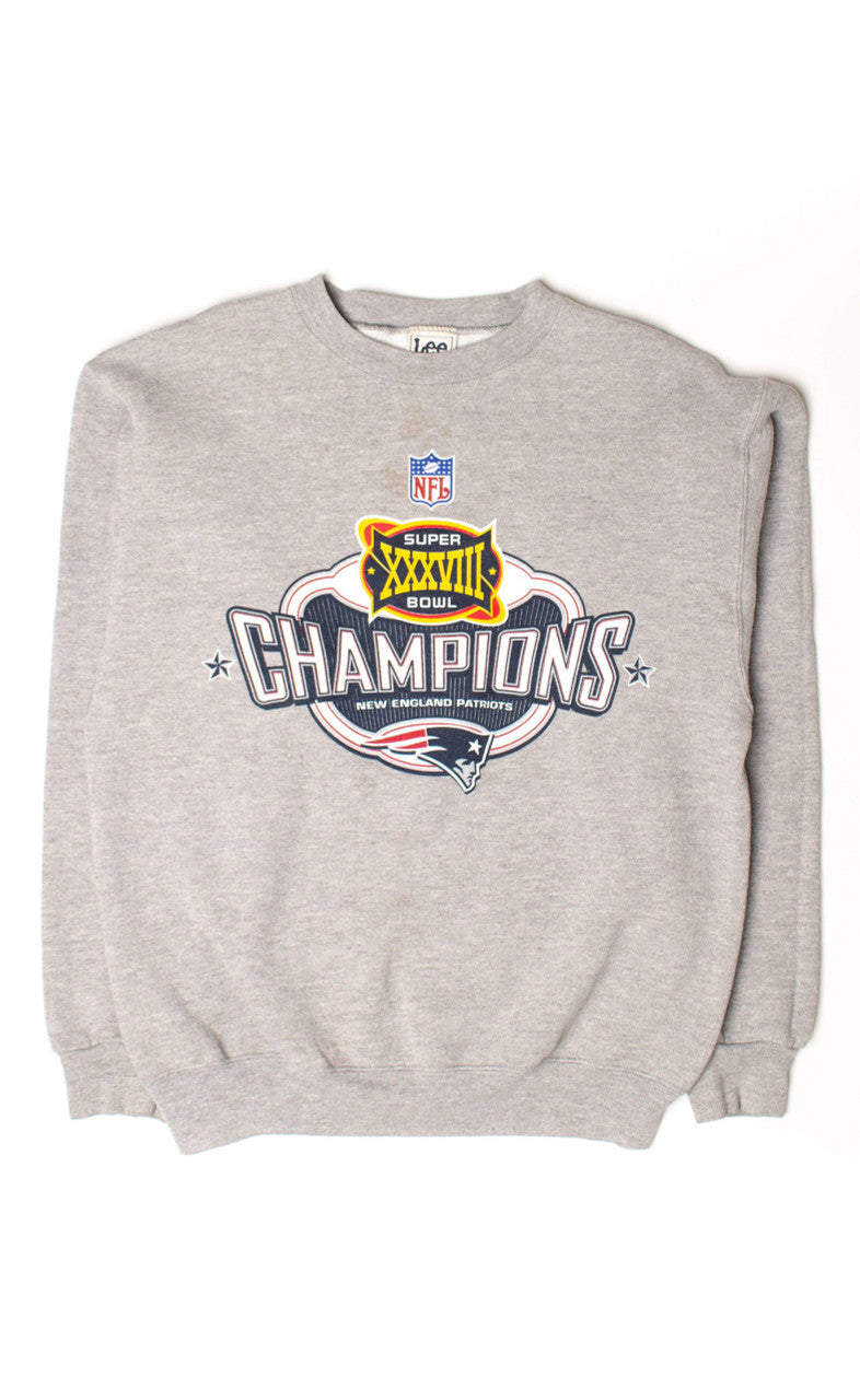 New England Patriots Super Bowl XXXVIII Champions Sweatshirt (2004)