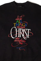 All Things Through Christ Vintage Sweatshirt (1990s)