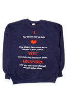 I Heart You Grandpa Vintage Sweatshirt (1990s)