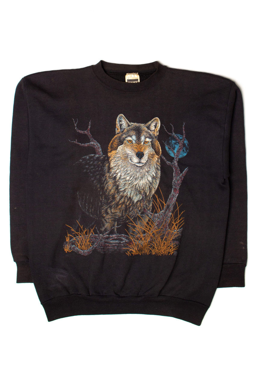 Vintage Night Wolf Sweatshirt (1993)