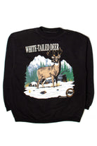 Vintage White-Tailed Deer NWF Sweatshirt (1990s)