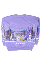 Vintage Idaho Winter Allover Graphic Sweatshirt (1991)