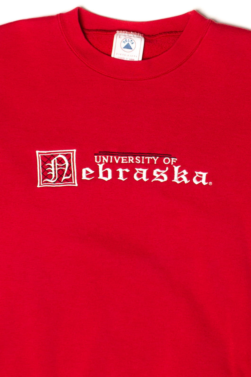 Vintage University Of Nebraska Calligraphy Sweatshirt (1990s)