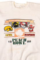 Vintage Iowa vs. NCSU Peach Bowl Sweatshirt (1988)