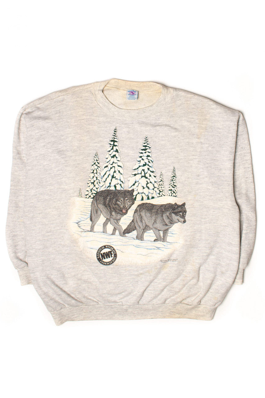 Vintage NWF Winter Wolves Sweatshirt (1990s)