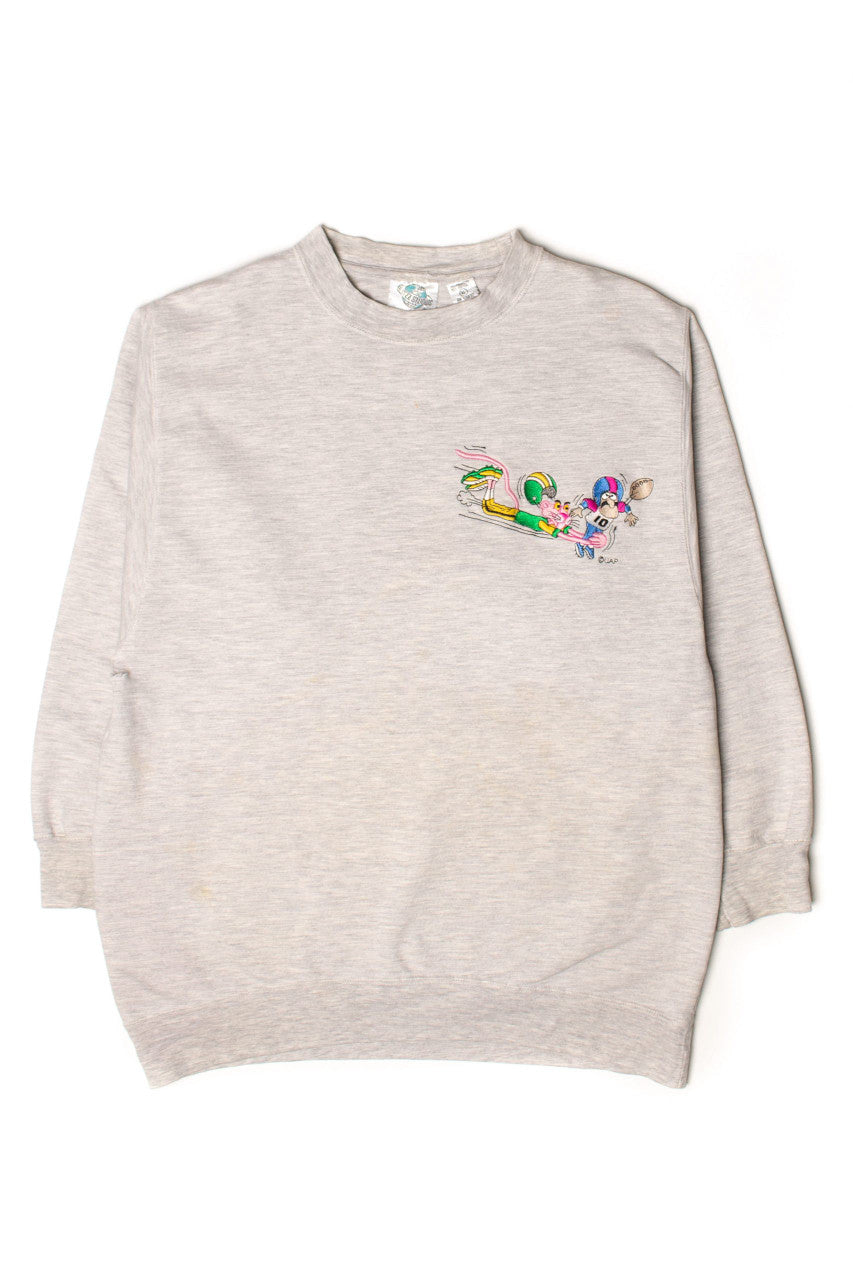 Vintage Pink Panther Football Sweatshirt (1990s)