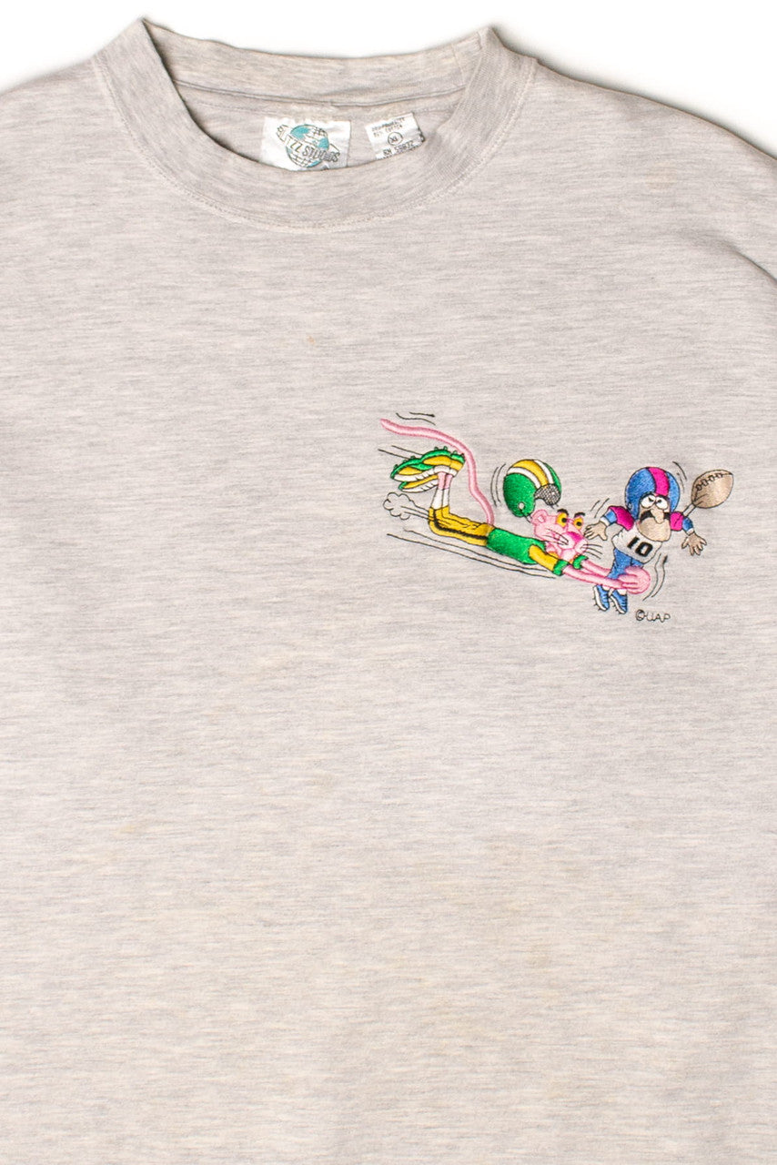 Vintage Pink Panther Football Sweatshirt (1990s)
