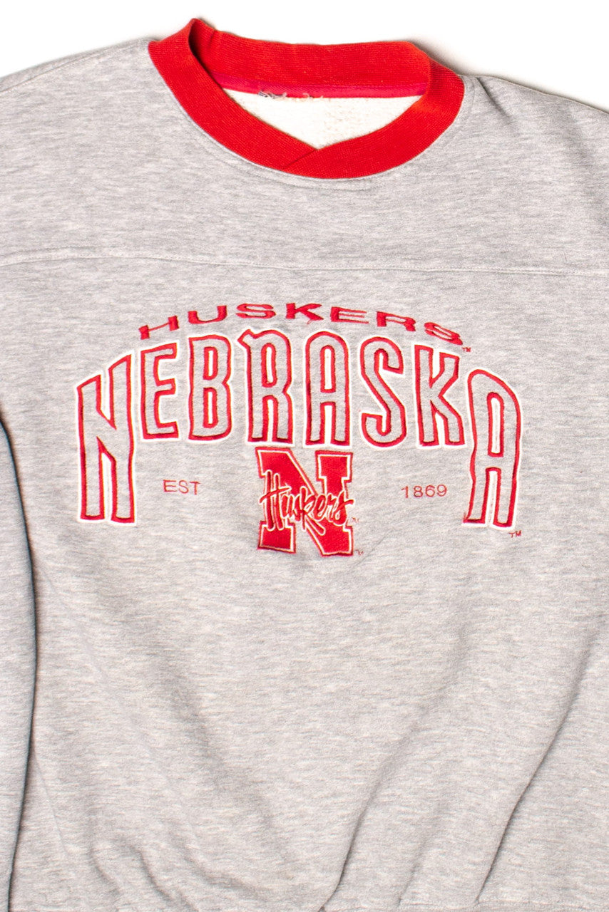 Vintage Nebraska Huskers NCAA Sweatshirt (1990s)
