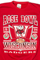 Vintage Wisconsin Badgers Rose Bowl Sweatshirt (1994)