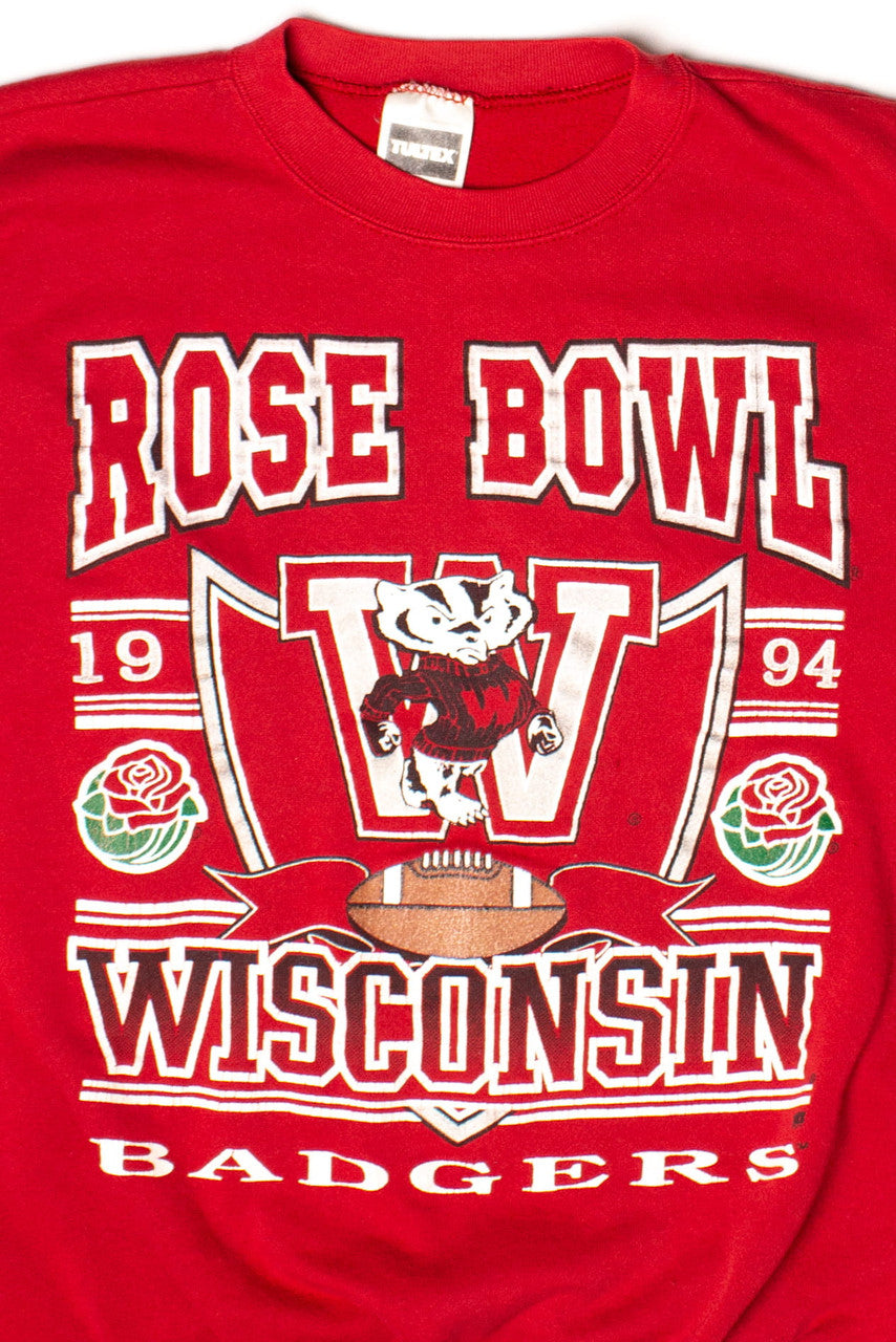 Vintage Wisconsin Badgers Rose Bowl Sweatshirt (1994)
