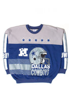 Vintage Dallas Cowboys Allover Graphic Sweatshirt (1980s)