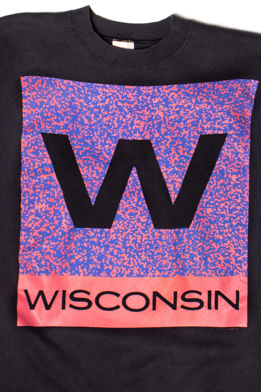 Vintage Wisconsin W Sweatshirt (1990s)