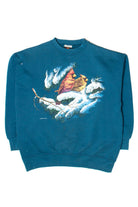 Vintage Winter Birds Sweatshirt (1990s)