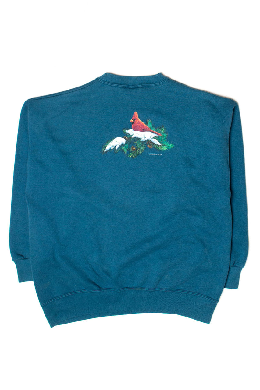 Vintage Winter Birds Sweatshirt (1990s)