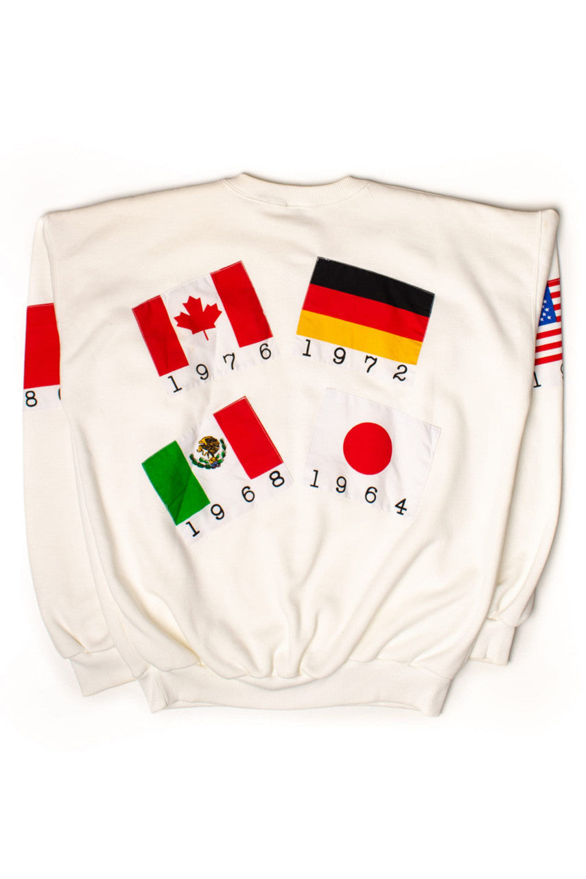 Vintage Olympic Flags Of The Nations Sweatshirt (1988)