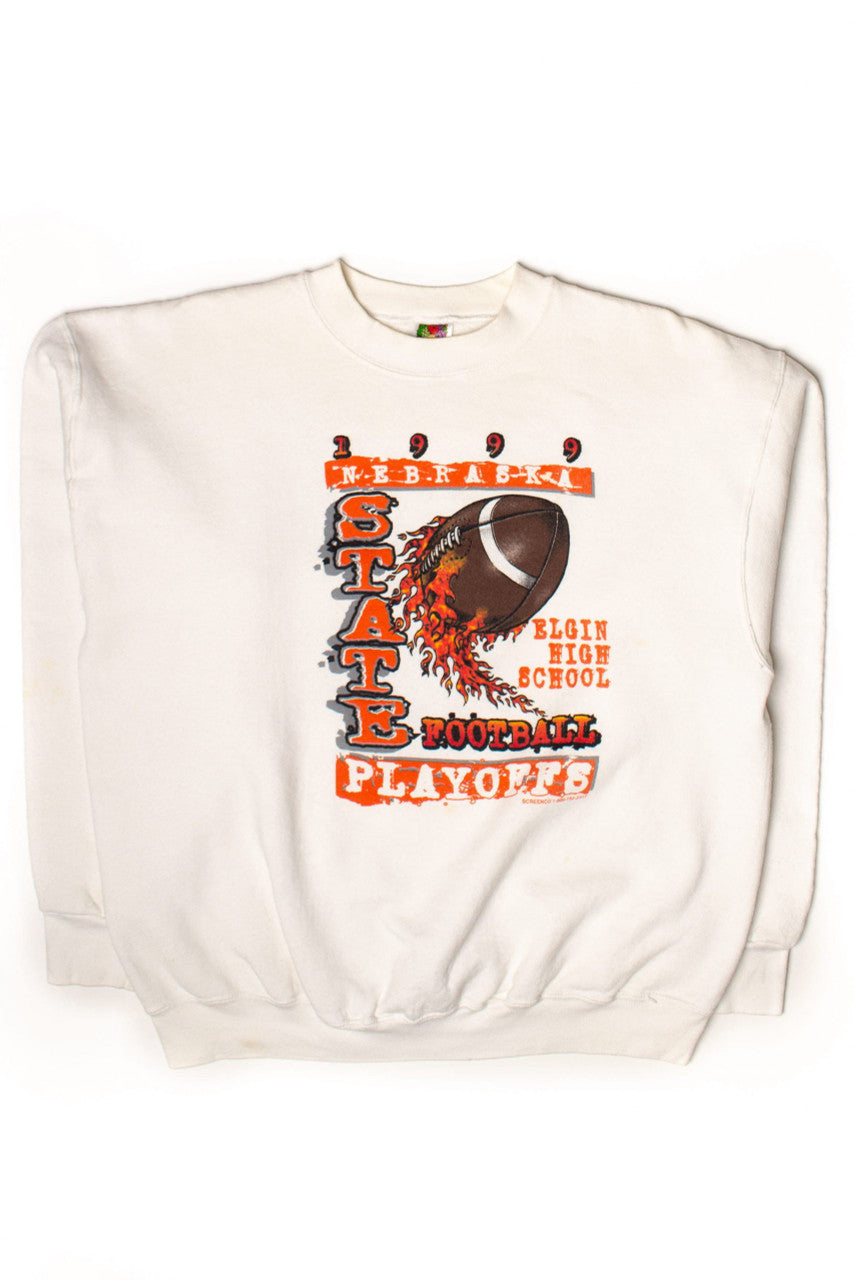 Vintage Nebraska State Football Playoffs Sweatshirt (1999)