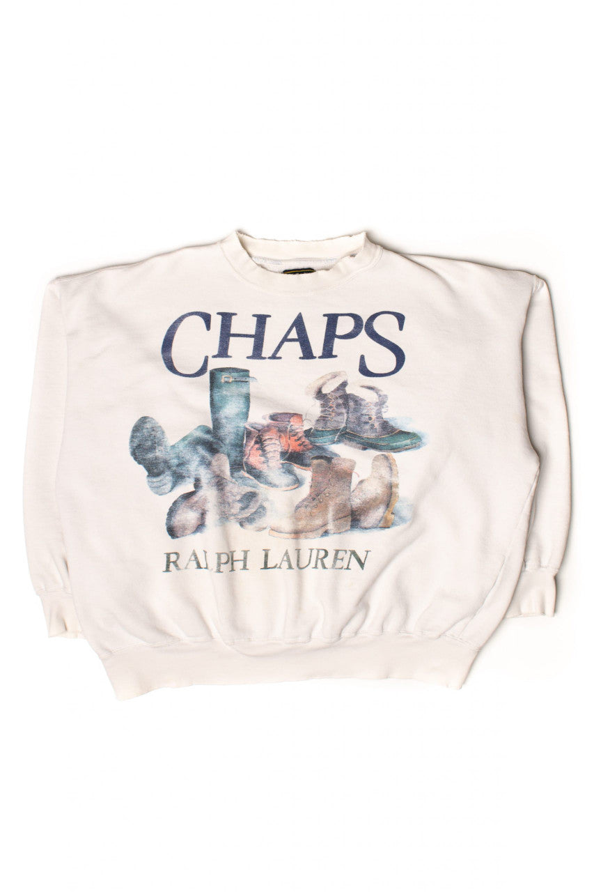 Vintage Chaps Boots Sweatshirt