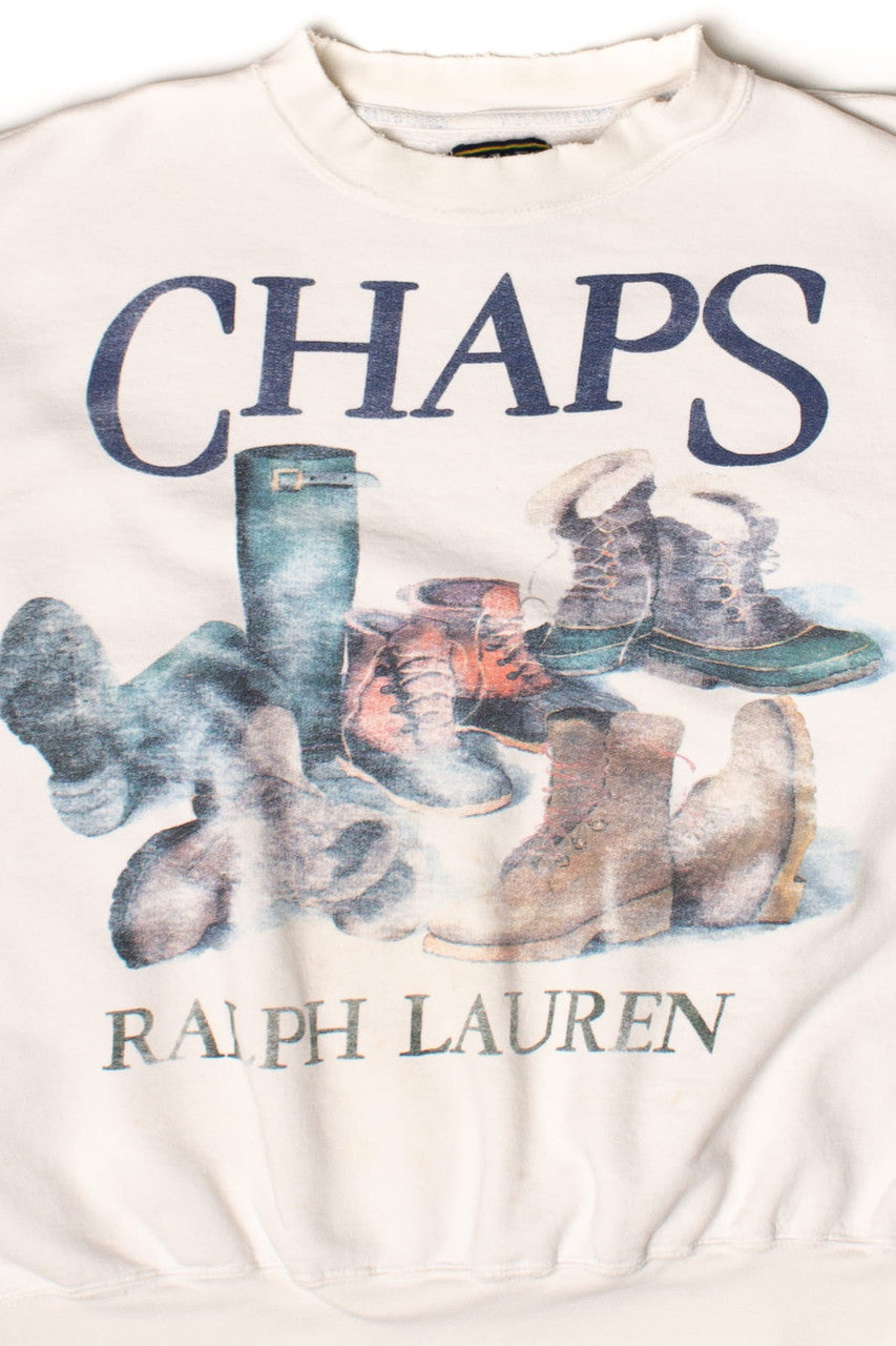 Vintage Chaps Boots Sweatshirt