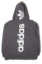 Gray Adidas Trefoil Hoodie