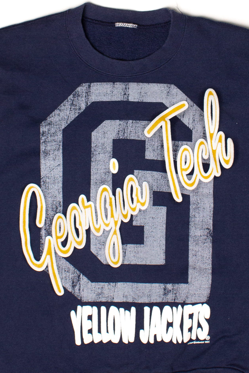 Vintage Georgia Tech Yellow Jackets Sweatshirt (1991)