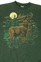 Vintage Forest Deer Sweatshirt (1990s)
