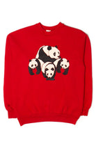 Vintage Four Pandas Sweatshirt (1990s)