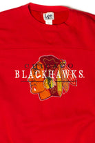 Vintage Embroidered Chicago Blackhawks Sweatshirt (1990s)