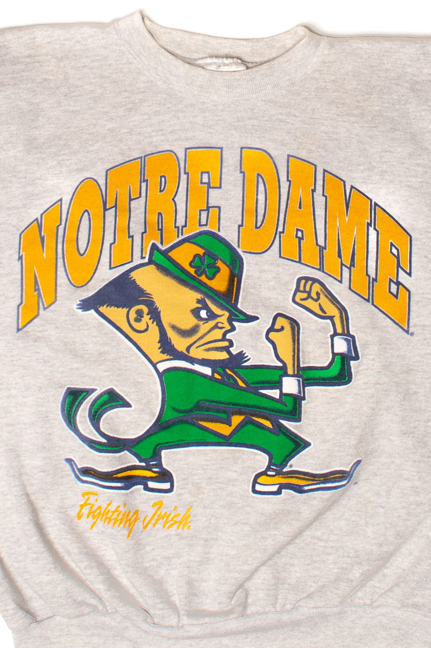 Vintage Notre Dame Fighting Irish Sweatshirt (1990s) 1