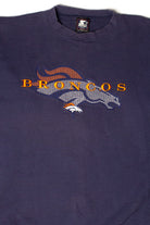 Vintage Embroidered Denver Broncos Sweatshirt (1990s)