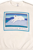 Vintage Jazzercise Winter Polar Bears Sweatshirt (1990s)
