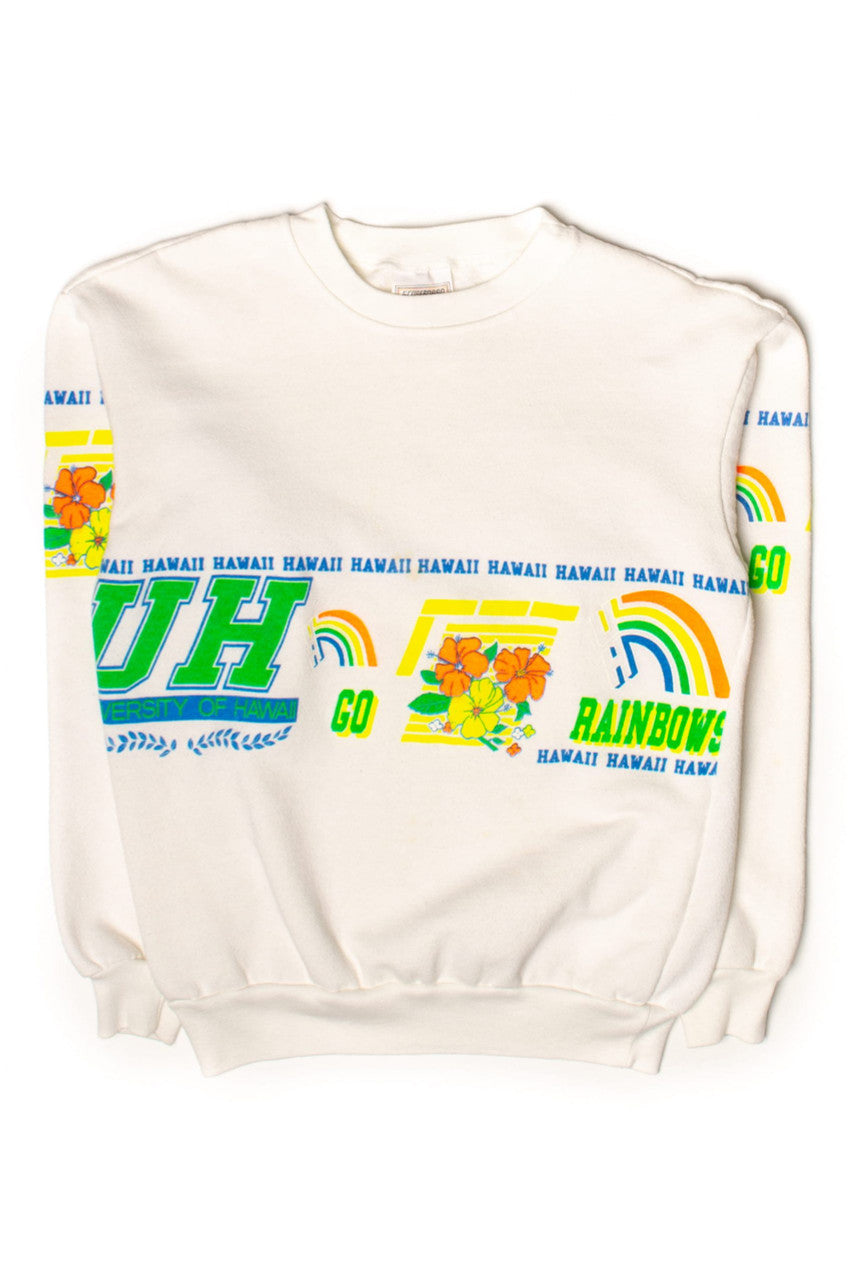 Vintage University Of Hawaii Rainbows Sweatshirt