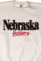 Vintage Embroidered Nebraska Huskers Sweatshirt (1990s)